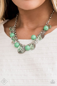 Paparazzi ~ Glimpses of Malibu ~ Fashion Fix Complete Trend Blend ~ Green Necklace Set