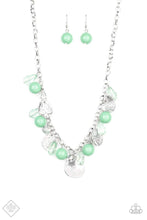 Load image into Gallery viewer, Paparazzi ~  Prismatic Sheen ~ Green Necklace and Bracelet Set (Fashion Fix Exclusive)