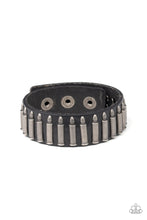 Load image into Gallery viewer, Paparazzi ~ Armed and Dangerous ~ Men&#39;s Black Urban Bracelet