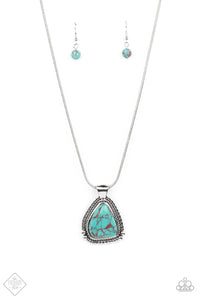 Paparazzi ~ Artisan Adventure ~ Blue Turquoise Necklace and Bracelet Set (Fashion Fix Exclusive)