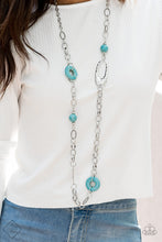 Load image into Gallery viewer, Paparazzi ~ Artisan Artifact ~ Blue Turquoise Necklace Set (Fashion Fix Exclusive)