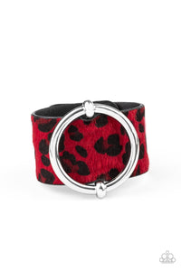 Paparazzi ~ Asking FUR Trouble ~ Red Urban Bracelet