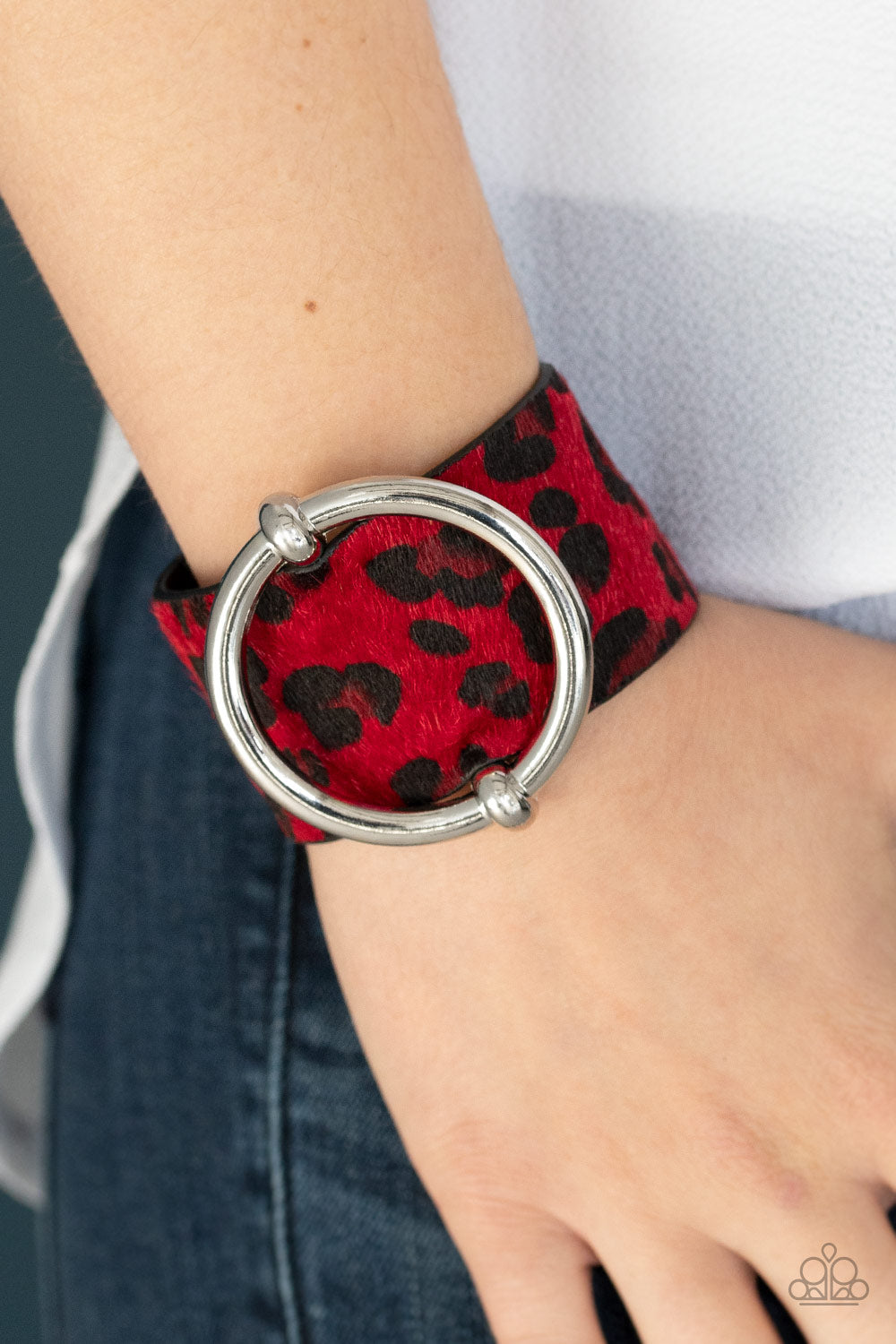 Paparazzi ~ Asking FUR Trouble ~ Red Urban Bracelet