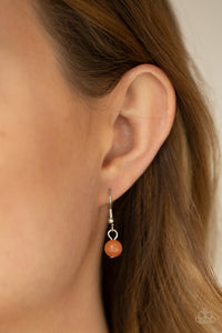 Paparazzi - Aura Allure - Orange Necklace Set