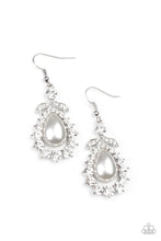 Load image into Gallery viewer, Paparazzi ~ Award Winning Shimmer ~ White Earrings
