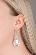 Load image into Gallery viewer, Paparazzi ~ Award Winning Shimmer ~ White Earrings