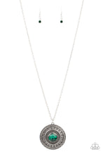 Load image into Gallery viewer, Paparazzi ~ Aztec Apex ~ Green Necklace Set