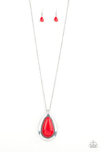 Load image into Gallery viewer, Paparazzi ~ BADLAND To The Bone ~ Red Necklace Set