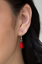 Load image into Gallery viewer, Paparazzi ~ BADLAND To The Bone ~ Red Necklace Set