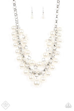 Load image into Gallery viewer, Paparazzi ~ BALLROOM Service ~ White Pearl Necklace Set Fashion Fix Exclusive)