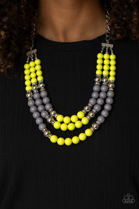 Paparazzi ~ BEAD Your Own Drum ~ Yellow Necklace Set