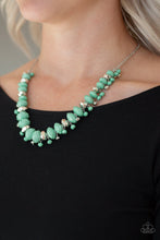 Load image into Gallery viewer, Paparazzi ~ BRAGs To Riches ~ Green Necklace Set