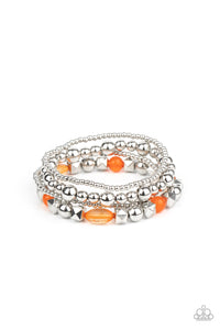 Paparazzi ~ Babe-alicious ~ Orange Bracelet