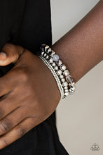 Load image into Gallery viewer, Paparazzi ~ Babe-alicious ~ Silver Bracelet