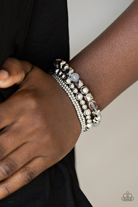 Paparazzi ~ Babe-alicious ~ Silver Bracelet