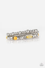 Load image into Gallery viewer, Paparazzi ~ Babe-alicious ~ Yellow Bracelet