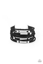 Load image into Gallery viewer, Paparazzi ~ Back To BACKPACKER ~ Black Urban Bracelet