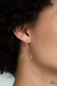 Paparazzi ~ Backed Into A Corner ~ Gold Necklace Set