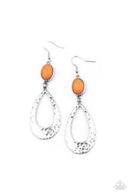 Load image into Gallery viewer, Paparazzi ~ Badlands Baby ~ Orange Earrings