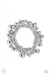 Paparazzi ~ Ballroom Baller ~ Silver Bracelet