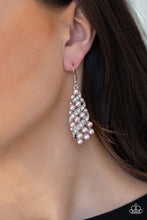 Load image into Gallery viewer, Paparazzi ~ Ballroom Waltz ~ Pink Earrings