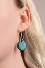 Load image into Gallery viewer, Paparazzi ~ Barbados Bopper ~ Blue Wooden Bead Necklace Set