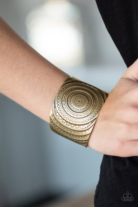 Paparazzi ~ Bare Your SOL ~ Brass Cuff Bracelet