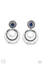 Load image into Gallery viewer, Paparazzi ~ Bare Your Soul ~ Blue Clip-On Earrings - Klassy Jewelz Boutique