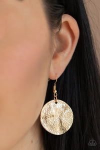 Paparazzi ~ Barely Scratched The Surface ~ Gold  Necklace Set