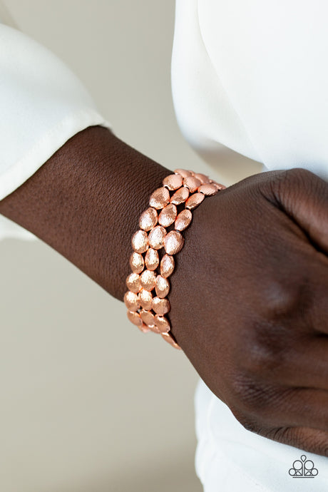 Paparazzi ~ Basic Bliss ~ Copper Bracelet