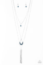 Load image into Gallery viewer, Paparazzi ~ Be Fancy ~ Blue  Necklace Set