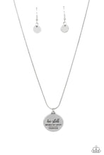 Load image into Gallery viewer, Paparazzi ~ Be Still ~ Silver Inspirational Necklace Set