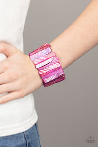 Paparazzi ~ Beach Blast ~ Pink Bracelet