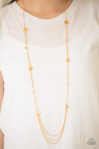 Paparazzi ~ Beach Breeze ~ Gold Necklace Set