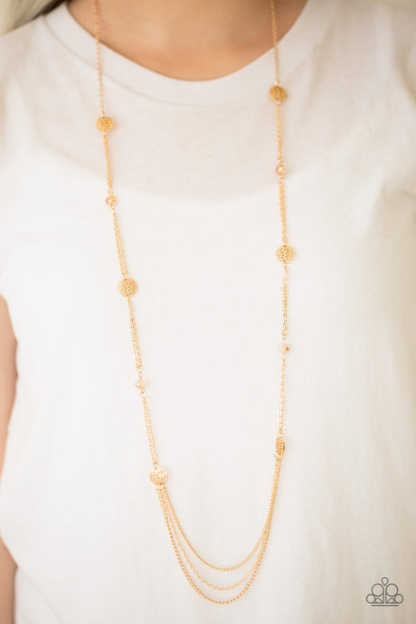Paparazzi ~ Beach Breeze ~ Gold Necklace Set