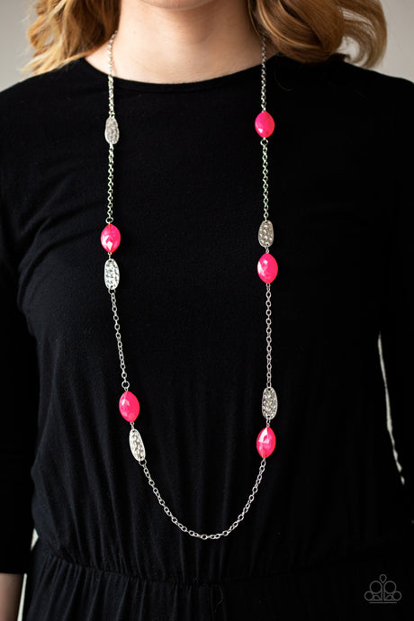 Paparazzi ~ Beachfront Beauty ~ Pink Necklace Set