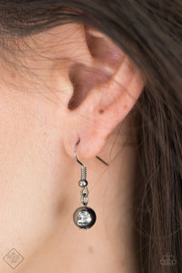Paparazzi ~ Beaded Beauty ~ Black Gunmetal Necklace Set (Fashion Fix Exclusive)