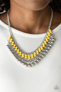 Paparazzi ~ Beaded Bliss ~ Yellow Necklace Set