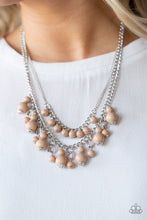 Load image into Gallery viewer, Paparazzi ~ Beautifully Beaded ~ Brown Necklace Set