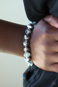 Paparazzi ~ Strikingly Spellbinding ~ Silver Necklace and Bracelet Set