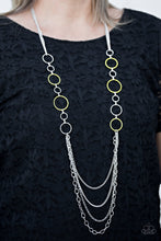 Load image into Gallery viewer, Paparazzi ~ Beautifully Bubbly ~ Yellow Necklace Set