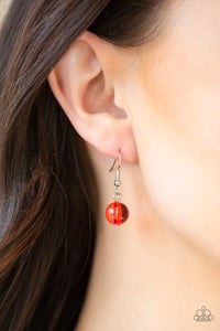 Paparazzi ~ Beauty School Drop Out ~ Red Necklace Set