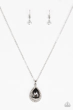 Load image into Gallery viewer, Paparazzi ~ Because I&#39;m Queen ~ Silver Pendant Necklace Set