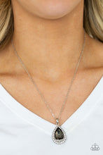 Load image into Gallery viewer, Paparazzi ~ Because I&#39;m Queen ~ Silver Pendant Necklace Set