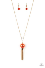 Load image into Gallery viewer, Paparazzi ~ Belle of the BALLROOM ~ Orange Necklace Set - Klassy Jewelz Boutique