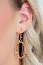 Load image into Gallery viewer, Paparazzi ~ Bend OVAL Backwards ~ Gold Necklace Set