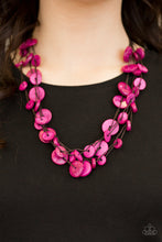 Load image into Gallery viewer, Paparazzi ~ Bermuda Beach House ~ Pink Wooden Bead Necklace Set