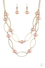 Load image into Gallery viewer, Paparazzi ~ Best Of Both POSH-ible Worlds ~ Brass Necklace Set