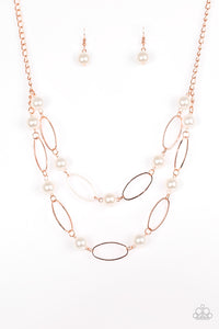 Paparazzi ~ Best Of Both POSH-ible Worlds ~ Copper Necklace Set