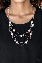 Load image into Gallery viewer, Paparazzi ~ Best Of Both POSH-ible Worlds ~ Copper Necklace Set